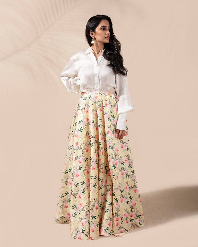 The Boyfriend Shirt Lehenga Set