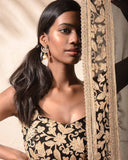 The Mystery at Midnight Lehenga Set