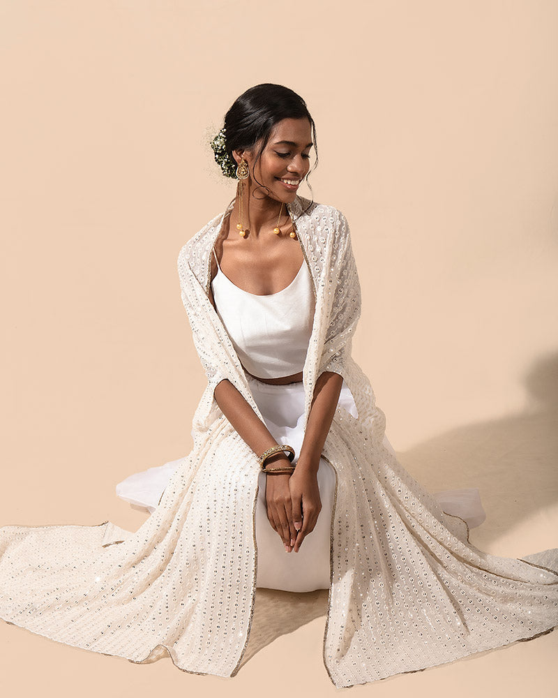 Stardust Superhero Cape Lehenga Set